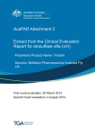 Extract from the Clinical Evaluation Report for Elosulfase alfa (rch)