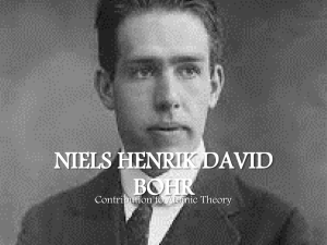 Neils Bohr