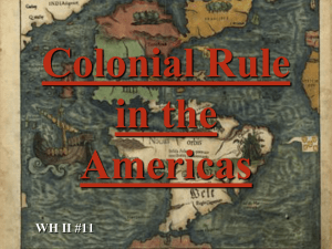 2. Colonial Rule in the Americas notes
