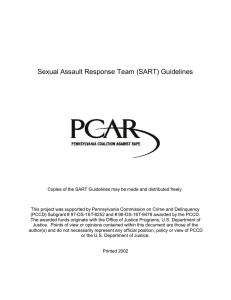 Sexual Assault Response Team (SART) Guidelines