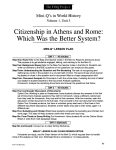 Citizenship in Athens and Rome - Washington
