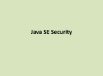 Java SE Security