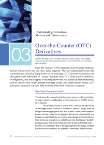 Chapter 3: Over-the-Counter Derivatives