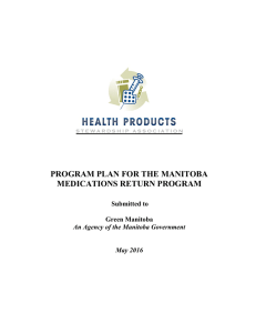Manitoba Medications Return Program