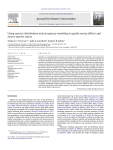 Using species distribution and occupancy modeling to guide survey