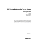 ESXi Installable and vCenter Server Setup Guide
