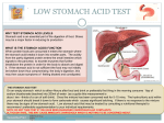 low stomach acid test