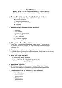 IAE – 3 Answer key EE2032 – HIGH VOLTAGE DIRECT CURRENT