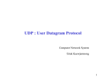 UDP : User Datagram Protocol
