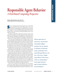 Responsible Agent Behavior