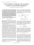 Loss probability calculations and asymptotic