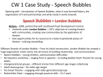 CW 1 Case Study - Speech Bubbles