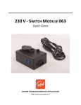 230 V - Switch Module 063 - CMA