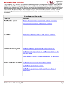 Number and Quantity