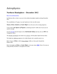 Northern Hemisphere – December 2012