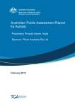 Australian public assessment report for Axitinib