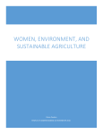 Women`s Rights, Environmental Justice, and Sustainable Agriculture