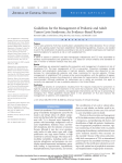 Guidelines for the Management of Pediatric and Adult Tumor Lysis