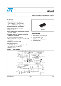 Multi-mode controller for SMPS
