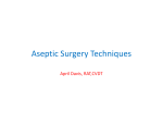 Aseptic Surgery Techniques