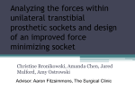 Analyzing the forces within transtibial prosthetic sockets and design