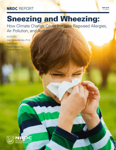 NRDC: Sneezing and Wheezing - How Climate Change Could