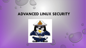 Advanced Linux Security