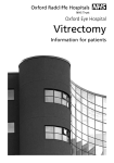 Vitrectomy - Oxford University Hospitals