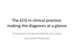 The ECG in clinical practice: making the diagnosis at a glance