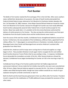 Fort Sumter - Mr. Nussbaum
