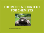 The Mole - Ms. Perez`s Science