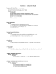 Stats 156 * Calculator Stuff