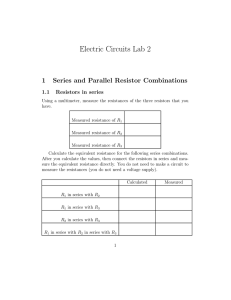 Electric Circuits Lab 2