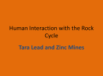 Human Interaction with the Rock Cycle