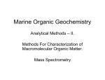 Organic geochemistry methods II