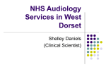 NHS Audiology Services in West Dorset