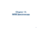 Chapter 13: NMR Spectroscopy