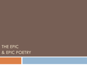 A Brief History of Epic Poetry!