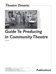 Guide to Producing (from Theatre Ontario)