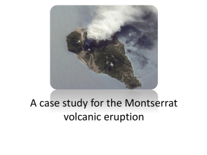 The Montserrat Eruption Case Study PPT