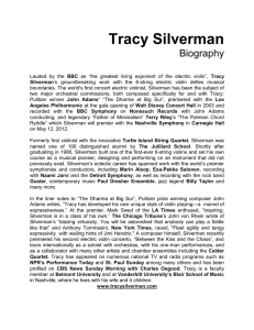 bio one page - Tracy Silverman