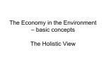 Relationship between the economy and the environment