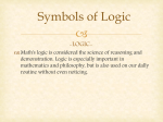 Symbols of Logic
