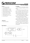 PLL Clock Multiplier PT7C4502