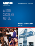 Audio Systems Guide for Houses of Worship