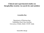 Clinical and experimental studies on theophylline