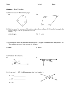 Geometry Test 3 Review