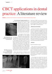 CBCT applications in dental practice: A