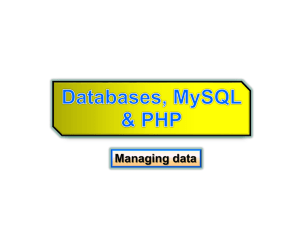 Databases