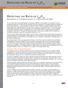 Determining Ratio - Hinds Instruments